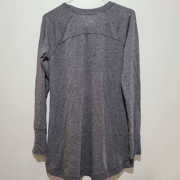 Tek Gear Shirt Women's Large Gray Solid Crew Neck Tee Shirt On The Go Top - Picture 10 of 14